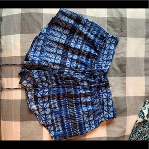 Lace up flowy shorts